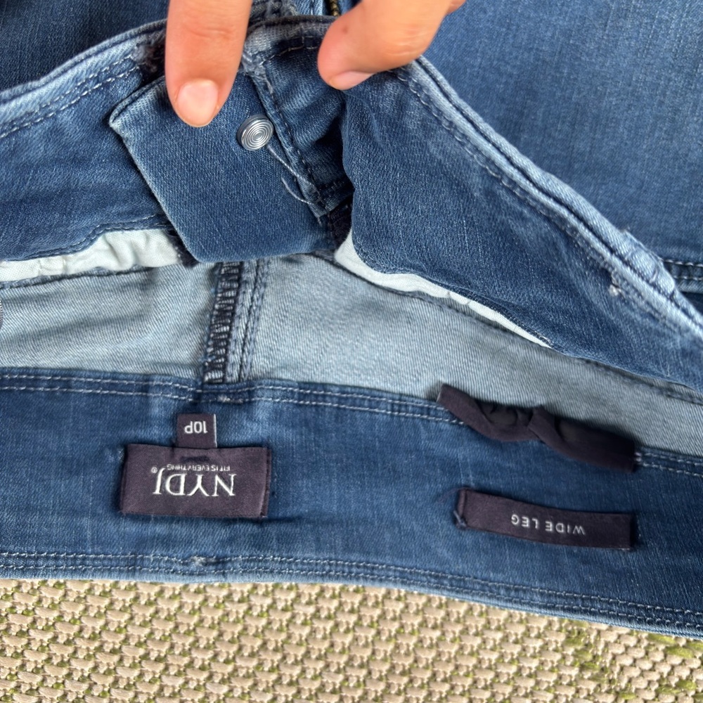 NYDJ Denim Trousers in Classic Blue